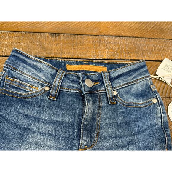 Joe's Jeans Girl's Stretch The Rocker Mid Rise Ankle Skinny Jeans - Size 8 - NWT - Picture 4 of 10